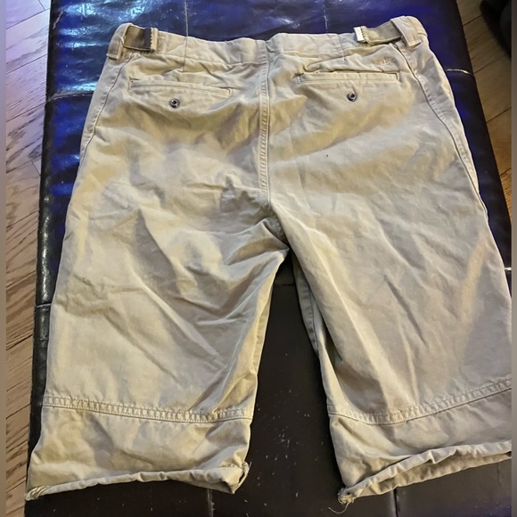Men’s cut off khaki cargo shorts size 34 - Picture 3 of 8